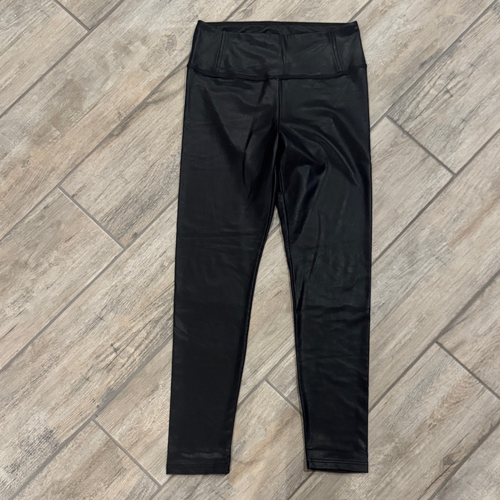 Bagatelle Faux Leather Legging Pants lined